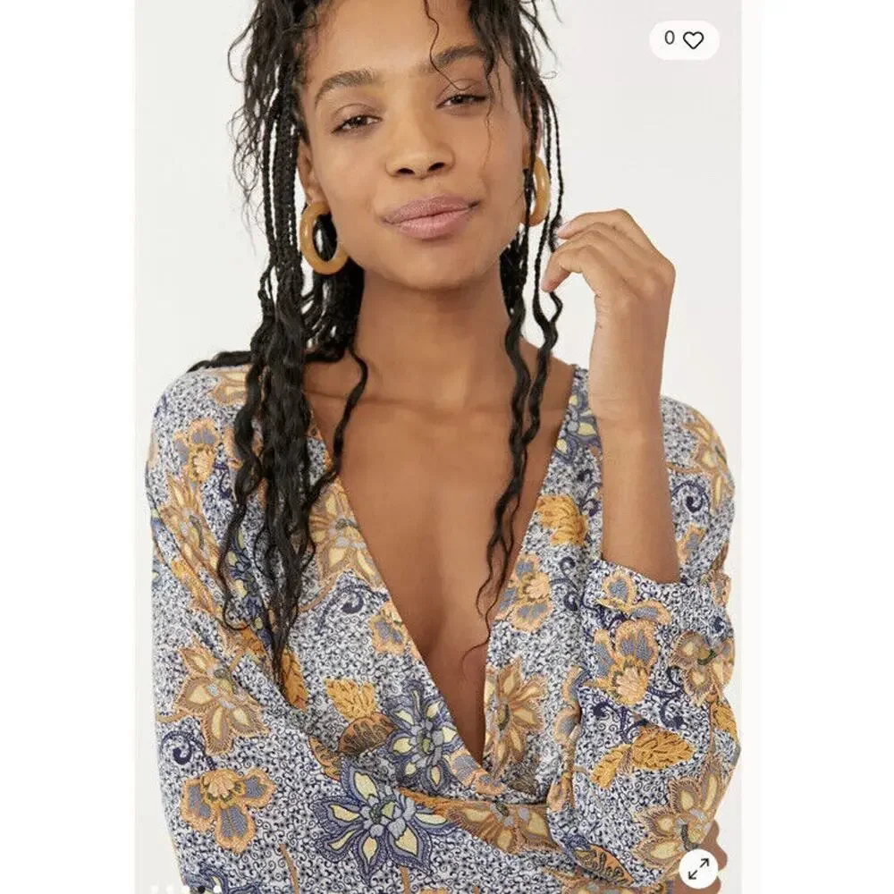 Free People Mini Dress Teegan Floral
